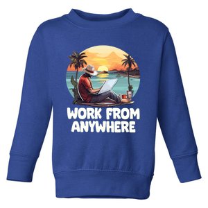 Virtual Assistant Wfh Work From Anywhere Cool Gift Toddler Sweatshirt