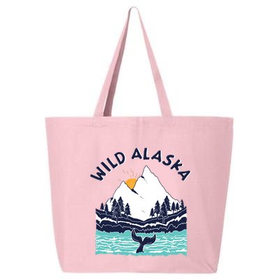 Vintage Alaska Wild Landscape Humpback Whale 25L Jumbo Tote