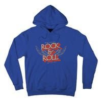 Vintage Angle Wings Freedom Wild And Free Rock And Roll Gift Tall Hoodie