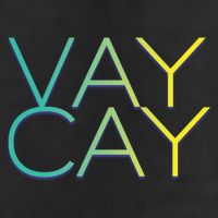 VayCay Vacation Logo 7 Panel Mesh Trucker Snapback Hat