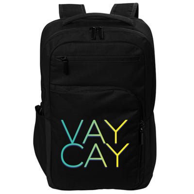 VayCay Vacation Logo Impact Tech Backpack