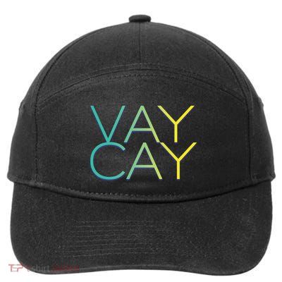 VayCay Vacation Logo 7-Panel Snapback Hat
