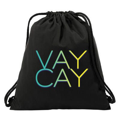 VayCay Vacation Logo Drawstring Bag