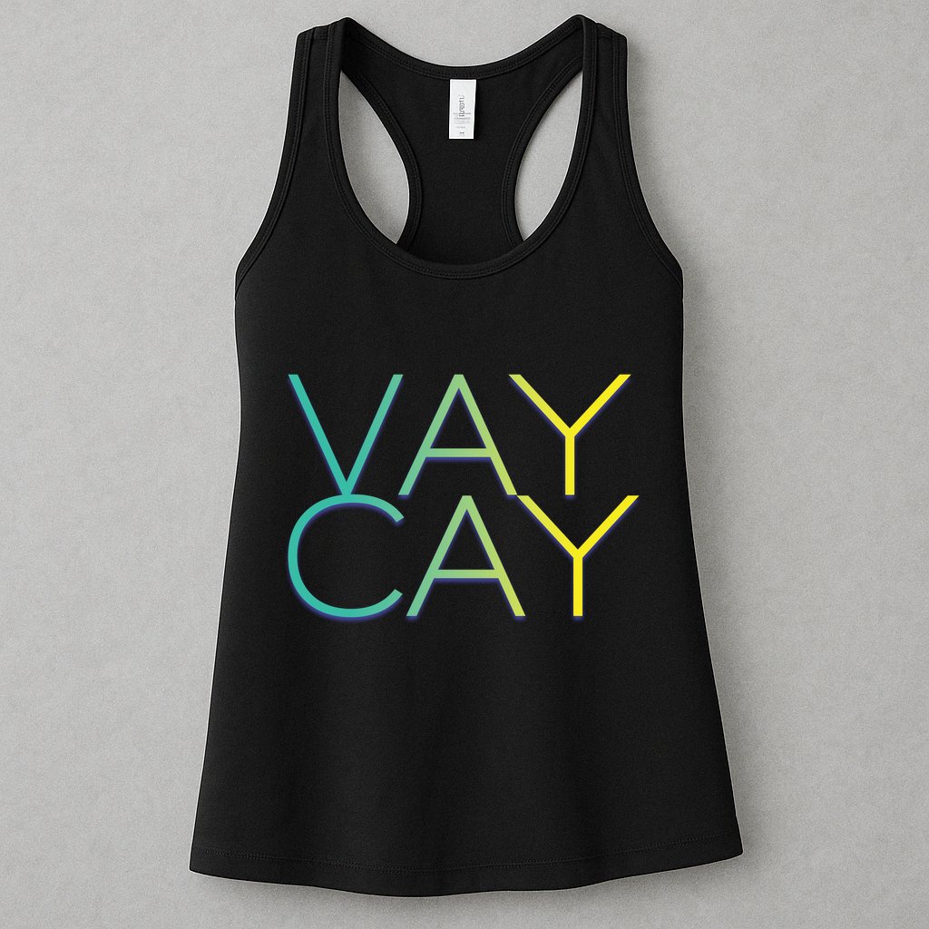 VayCay Vacation Logo Womens Tank Top