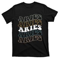 Vintage Aries Zodiac Tee funny birthday Gifts for Aries T-Shirt