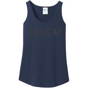 Virgo AF Zodiac Birthday Horoscope Shirts Funny Gift Ladies Essential Tank