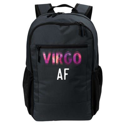 Virgo AF Zodiac Birthday Horoscope Funny Gift Daily Commute Backpack