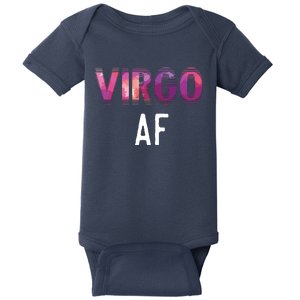 Virgo AF Zodiac Birthday Horoscope Funny Gift Baby Bodysuit