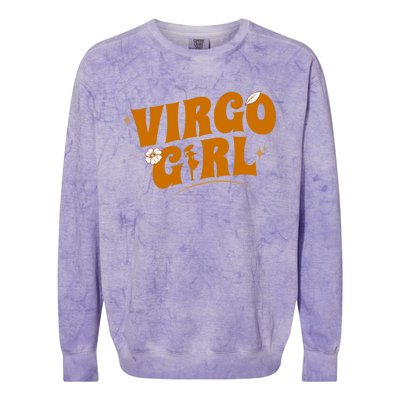 Virgo Astrological Zodiac Sign Virgo Meaningful Gift Colorblast Crewneck Sweatshirt