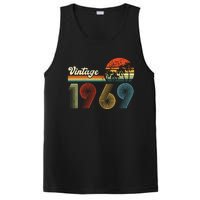 Vintage Birthday 1969 Retro Sunset Mom dad Gift 54th Birthday PosiCharge Competitor Tank