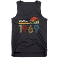 Vintage Birthday 1969 Retro Sunset Mom dad Gift 54th Birthday Tank Top