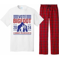 Vote Bigfoot 2024 A Candidate You Can Believe In Pajama Set