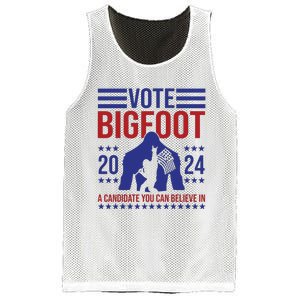 Vote Bigfoot 2024 A Candidate You Can Believe In Mesh Reversible Basketball Jersey Tank