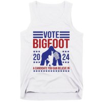 Vote Bigfoot 2024 A Candidate You Can Believe In Tank Top