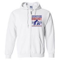 Vote Bigfoot 2024 A Candidate You Can Believe In Full Zip Hoodie