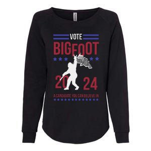 Vote Bigfoot 2024 A Candidate You Can Believe In Womens California Wash Sweatshirt