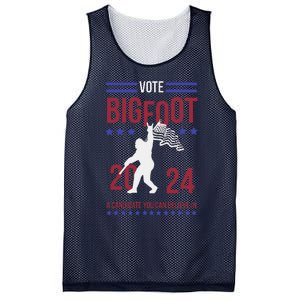 Vote Bigfoot 2024 A Candidate You Can Believe In Mesh Reversible Basketball Jersey Tank