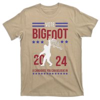 Vote Bigfoot 2024 A Candidate You Can Believe In T-Shirt