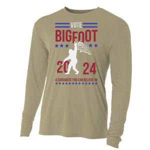 Vote Bigfoot 2024 A Candidate You Can Believe In Cooling Performance Long Sleeve Crew