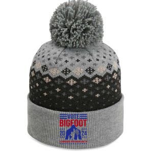 Vote Bigfoot 2024 A Candidate You Can Believe In The Baniff Cuffed Pom Beanie