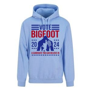 Vote Bigfoot 2024 A Candidate You Can Believe In Unisex Surf Hoodie