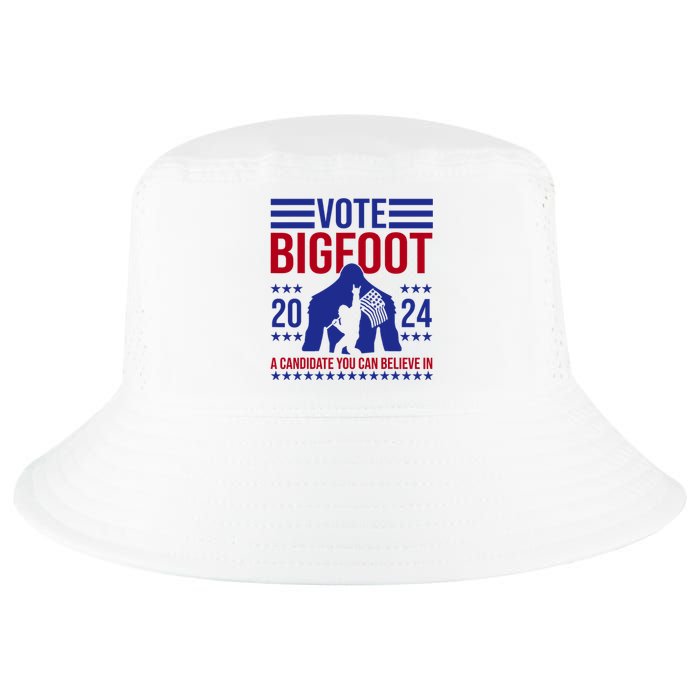 Vote Bigfoot 2024 A Candidate You Can Believe In Cool Comfort Performance Bucket Hat