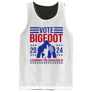 Vote Bigfoot 2024 A Candidate You Can Believe In Mesh Reversible Basketball Jersey Tank