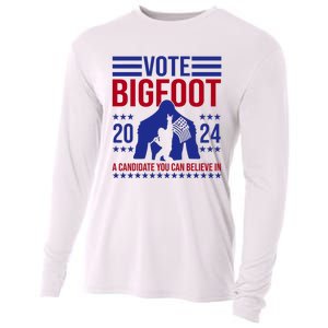 Vote Bigfoot 2024 A Candidate You Can Believe In Cooling Performance Long Sleeve Crew