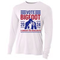 Vote Bigfoot 2024 A Candidate You Can Believe In Cooling Performance Long Sleeve Crew