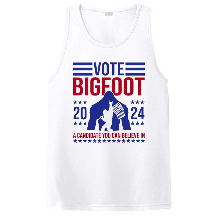 Vote Bigfoot 2024 A Candidate You Can Believe In PosiCharge Competitor Tank