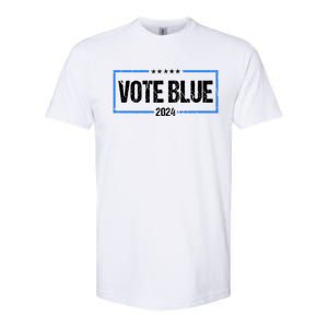 Vote Blue 2024 Presidential Election 2024 Democrat Softstyle CVC T-Shirt