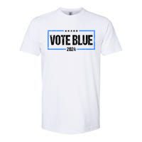 Vote Blue 2024 Presidential Election 2024 Democrat Softstyle CVC T-Shirt