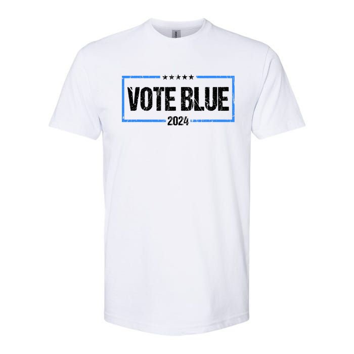 Vote Blue 2024 Presidential Election 2024 Democrat Softstyle CVC T-Shirt