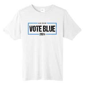 Vote Blue 2024 Presidential Election 2024 Democrat Tall Fusion ChromaSoft Performance T-Shirt