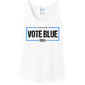 Vote Blue 2024 Presidential Election 2024 Democrat Ladies Essential Tank