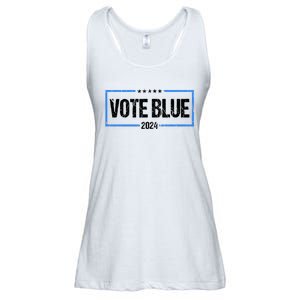 Vote Blue 2024 Presidential Election 2024 Democrat Ladies Essential Flowy Tank