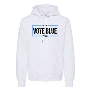 Vote Blue 2024 Presidential Election 2024 Democrat Premium Hoodie