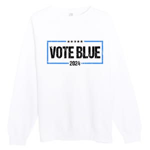 Vote Blue 2024 Presidential Election 2024 Democrat Premium Crewneck Sweatshirt