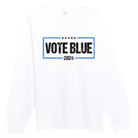 Vote Blue 2024 Presidential Election 2024 Democrat Premium Crewneck Sweatshirt