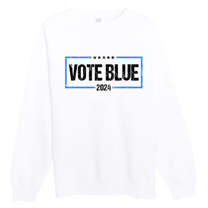 Vote Blue 2024 Presidential Election 2024 Democrat Premium Crewneck Sweatshirt