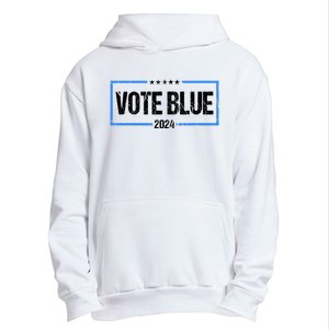 Vote Blue 2024 Presidential Election 2024 Democrat Urban Pullover Hoodie