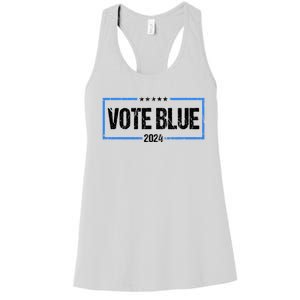 Vote Blue 2024 Presidential Election 2024 Democrat Women's Racerback Tank