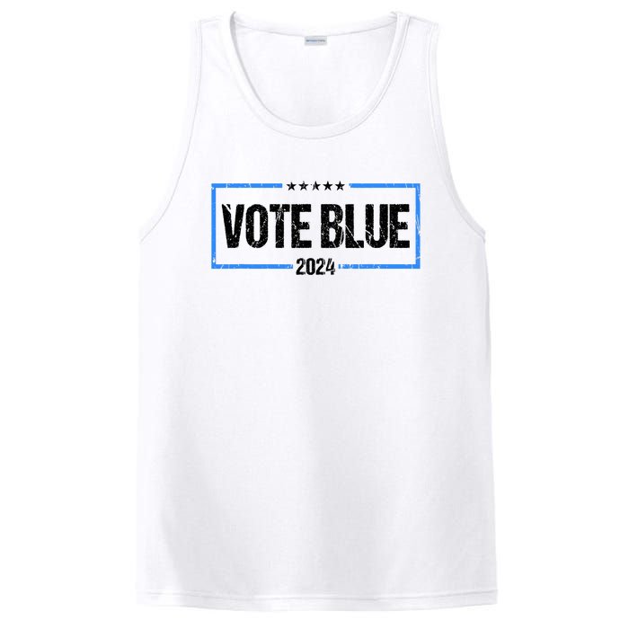 Vote Blue 2024 Presidential Election 2024 Democrat PosiCharge Competitor Tank