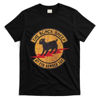 Vintage Black 8th Ftr Bomber Squadron T-Shirt