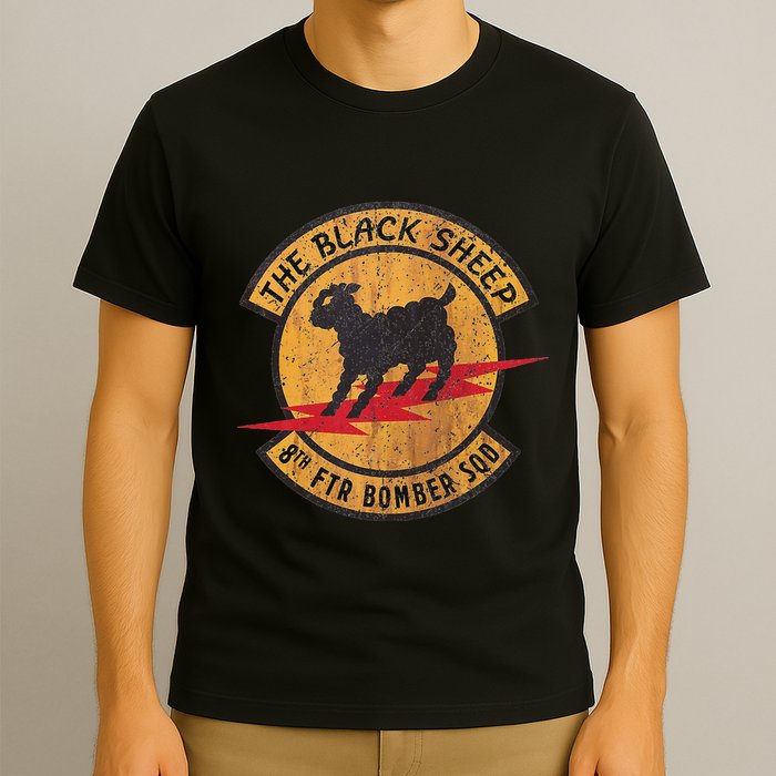 Vintage Black 8th Ftr Bomber Squadron T-Shirt
