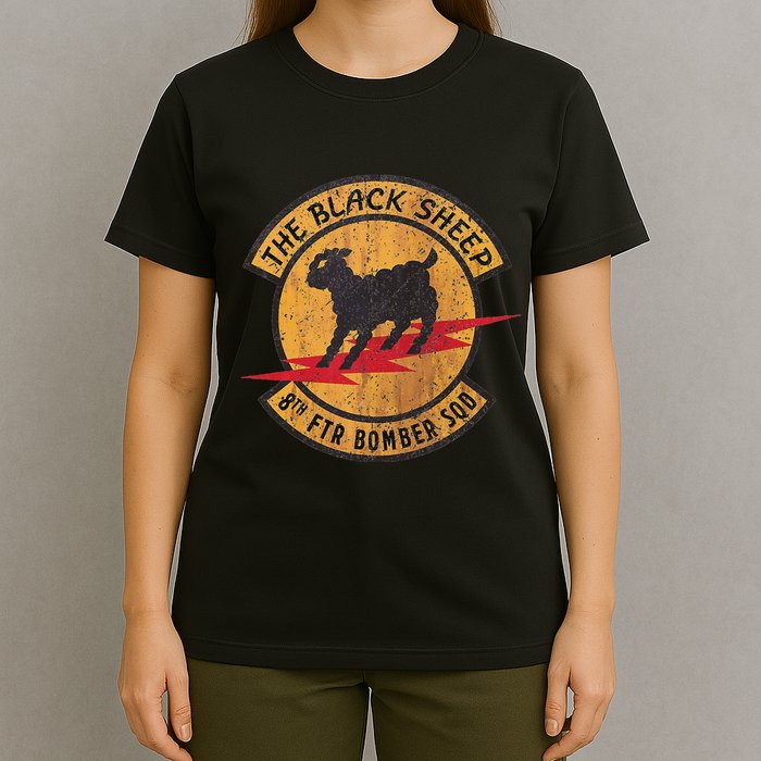 Vintage Black 8th Ftr Bomber Squadron T-Shirt
