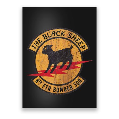 Vintage Black 8th Ftr Bomber Squadron Poster