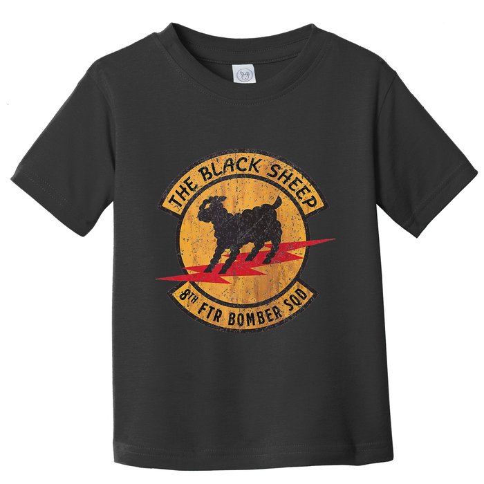 Vintage Black 8th Ftr Bomber Squadron Toddler T-Shirt