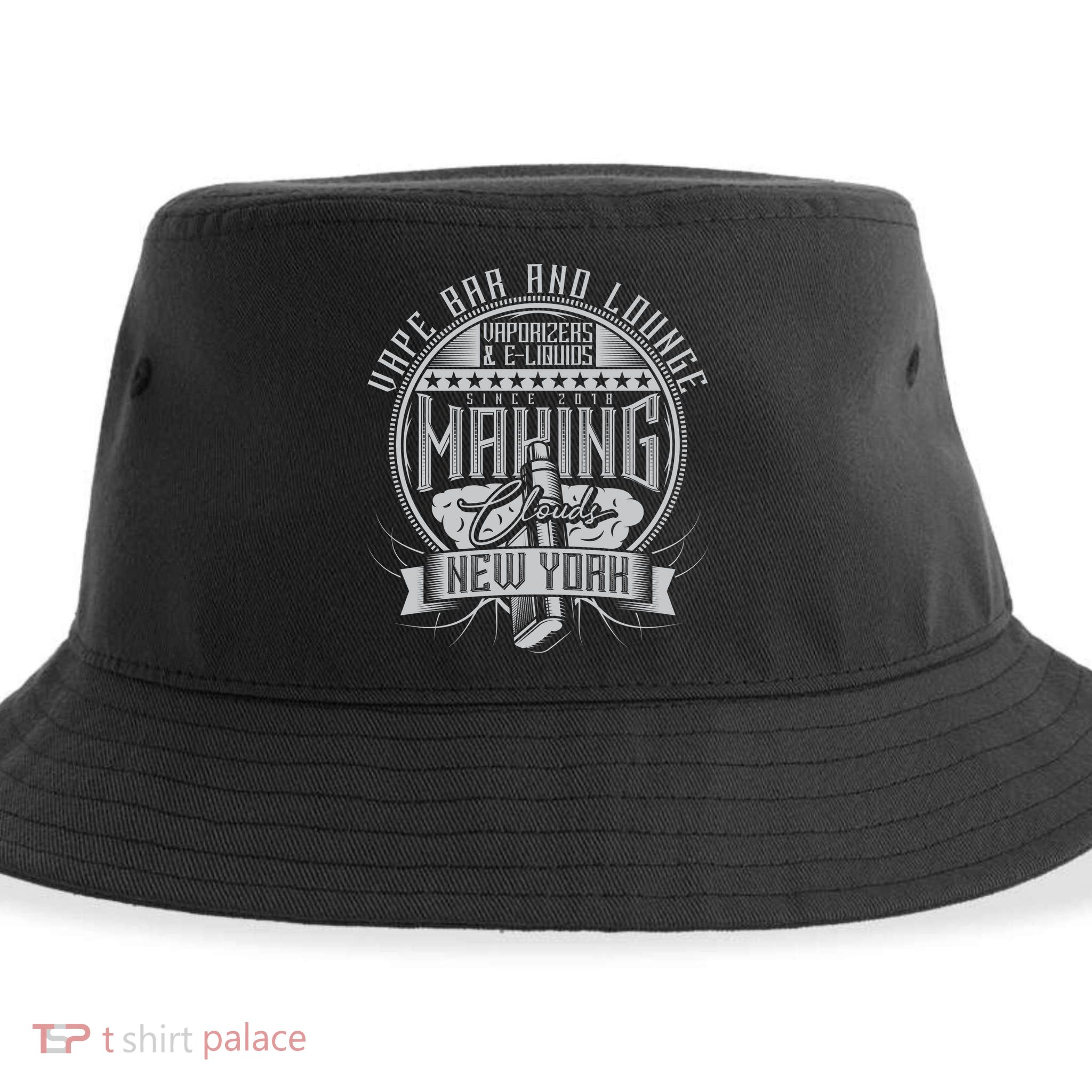 Vape Bar And Lounge Sustainable Bucket Hat