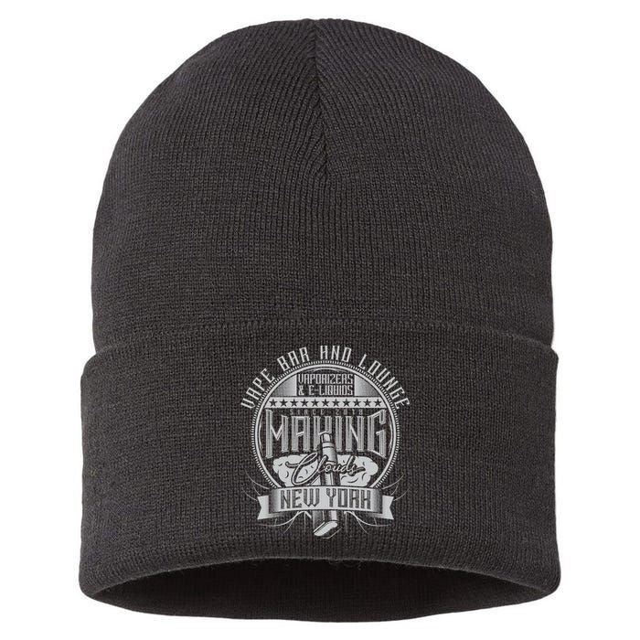 Vape Bar And Lounge Sustainable Knit Beanie